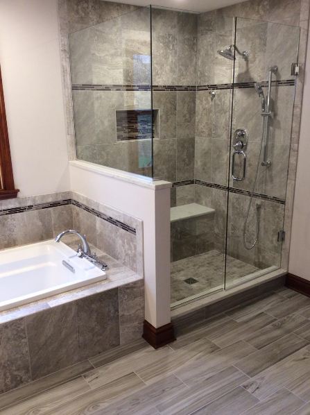 Stylish bathroom with quality fixtures